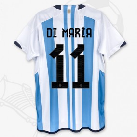 Prima Maglia Argentina Mondiali 2022 Di Maria 11